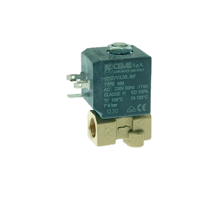 2 Yollu-Selenoid-Valf 1/4 230V/50HZ-Ceme